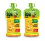 2x BOB SNAIL Smoothie BANAN ANANAS MANGO Bez Dodatku Cukru Mus 120g