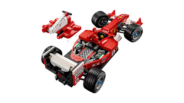 LEGO Icons 11375 Ferrari F2004 – replika F1 Michael Schumacher, 735 elementów