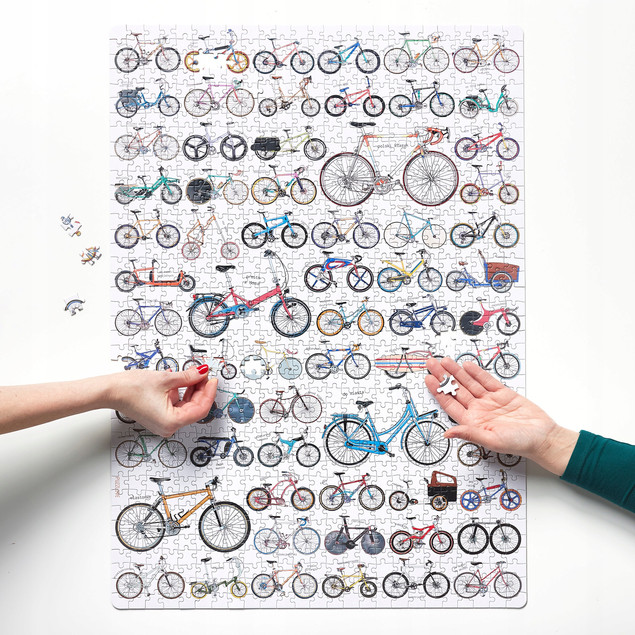 Puzzlove CzuCzu Puzzle 1000 elementów Rowery – Dla Rowerzysty