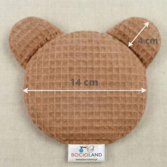 BOCIOLAND Termofor z PESTEK WIŚNI Medyczny Antyalergiczny Na Ból BRĄZ 180g