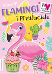 Kolorowanka Flamingi i Przyjaciele + Naklejki Z Brokatem BooksAndFun