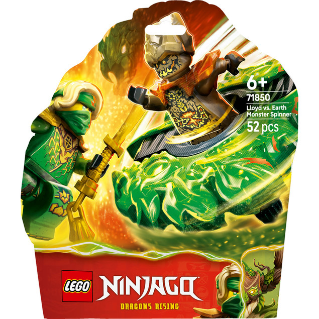 LEGO NINJAGO - Lloyd kontra ziemny potwór na spinnerze 71850