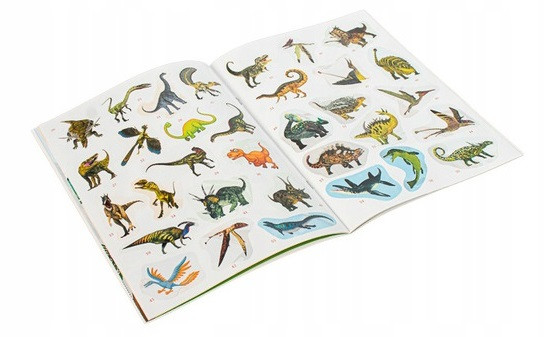 Naklejki edukacyjne Dinozaury Praca zbiorowa
