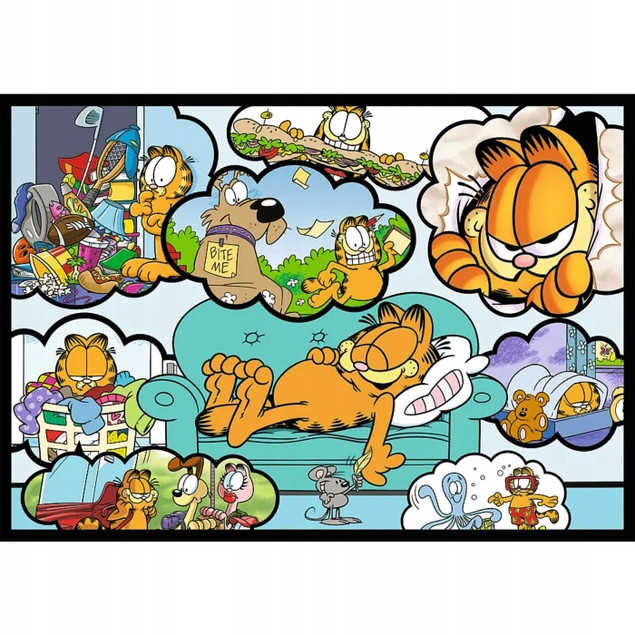 TREFL Puzzle 2x250 elementów Garfield Nie Lubi Poniedziałków (13344)