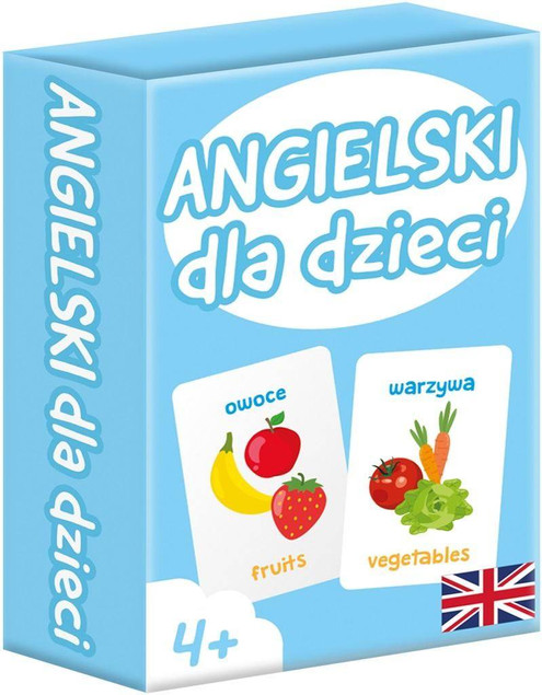 Angielski dla dzieci mini karty Kangur 4+