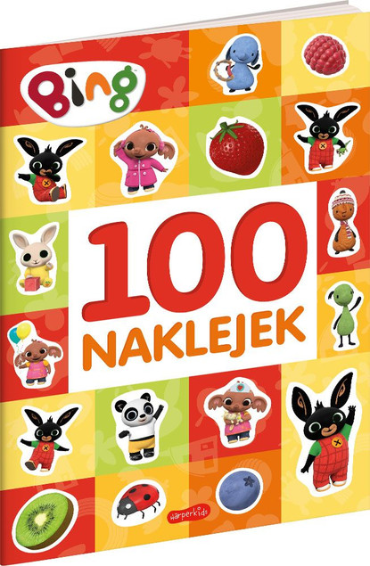 Bing 100 Naklejek Nowa Edycja Naklejki 3+ HarperKids