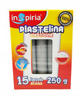 Plastelina brokatowa srebrna 15 lasek Schemat