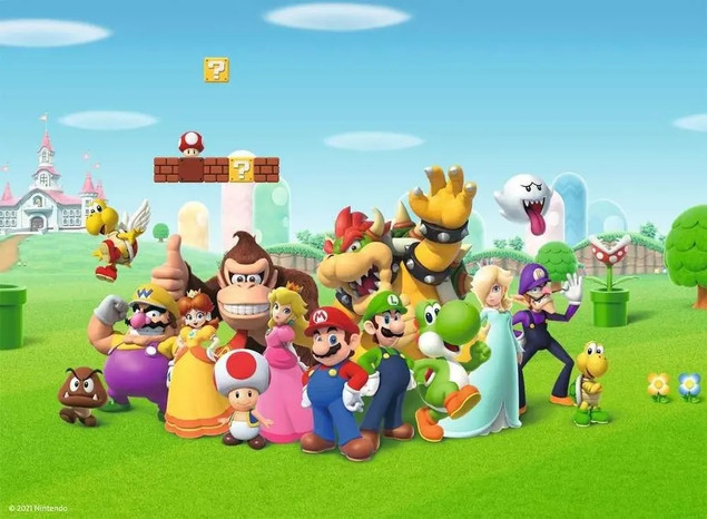 Puzzle XXL 200 Super Mario Ravensburger dla dzieci