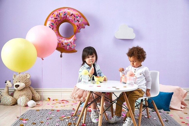 b.box Bidon ze słomką Gelato Banana Split 6 m+ 240 ml