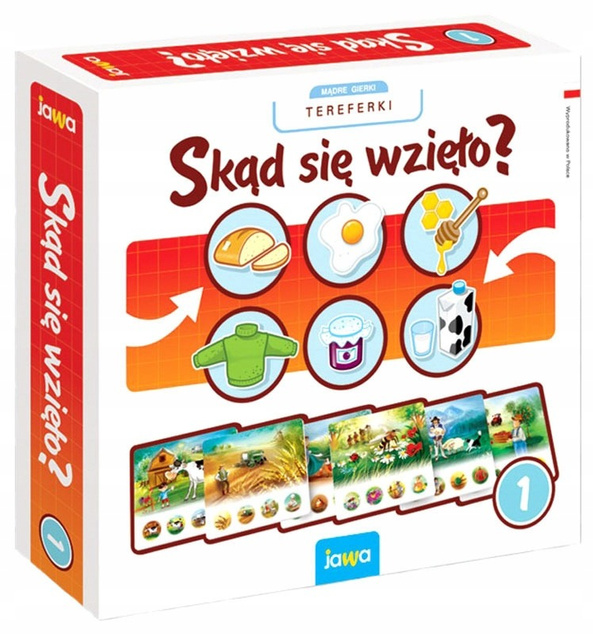 Gra Skąd się wzięło? Układanka edukacyjna