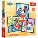 Puzzle 3 w 1 Czas ze Stitchem