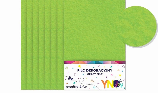 FILC DEKORACYJNY A4 CIEMNY ZIELONY Interdruk 1szt. - Główny obraz