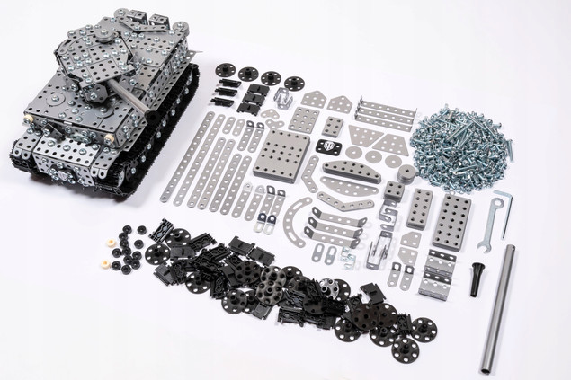 Metalcraft World of Tanks Czołg Tiger I metalowy zestaw DIY WOT
