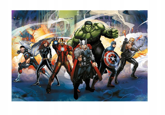 Puzzle Trefl 160 elementów SUPERMOCE AVENGERS