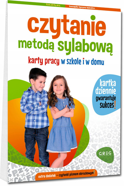 Karty pracy czytanie metodą sylabową Greg