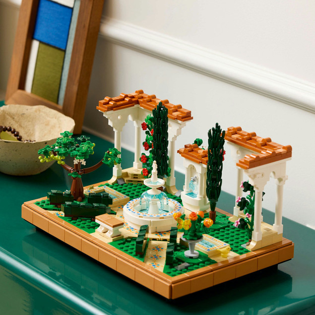 Klocki Zestaw LEGO ICONS 10359 Fontanna w Ogrodzie | Dla Dorosłych