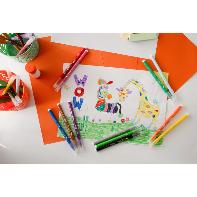 Flamastry Kid Couleur Fluo 20+4 kolory BIC