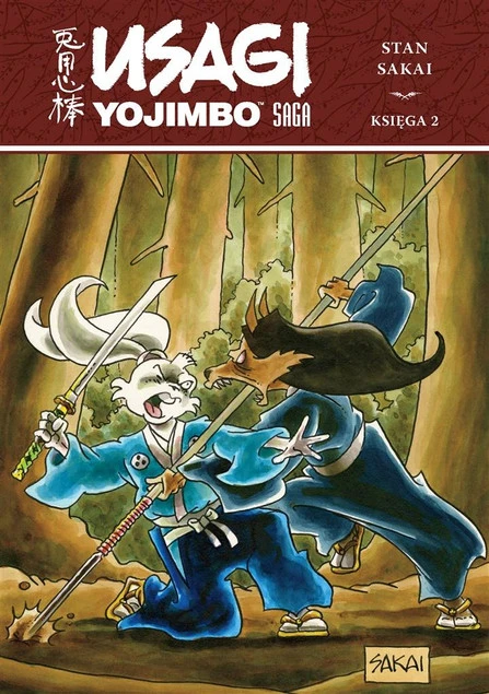 Usagi Yojimbo Saga Księga 2 Stan Sakai – okładka komiksu