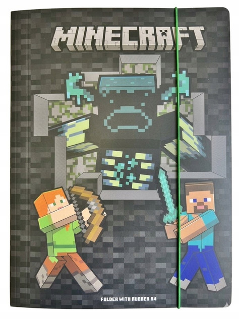 Teczka z gumką A4 Minecraft Astra