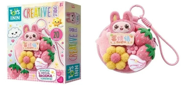 Torebka Mini Różowa DIY STnux Zestaw Kreatywny