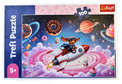 Tytuł Puzzle Trefl 100 elementów JAMNIK NA RAKIECIE - Kosmiczny Piesek