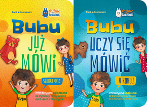 Bubu Uczy Się Mówić + Bubu Już Mówi Anna M. Buszkiewicz 6M+ Greg