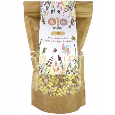 OTO Płatki Śniadaniowe KULKI KUKURYZDZIANE Bez Cukru MIX 150g Otolandia