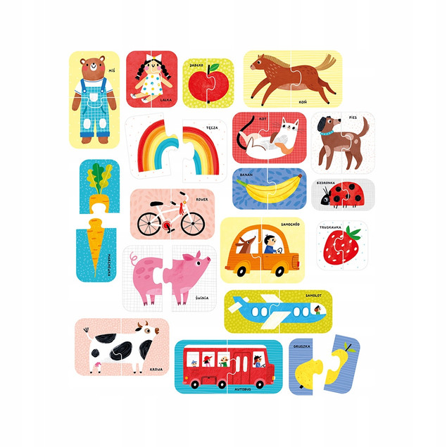 CzuCzu Puzzle do pary Pierwsze słowa 18m+