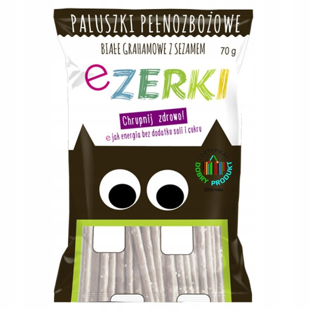 Paluszki Ezerki grahamowe z sezamem 70 g