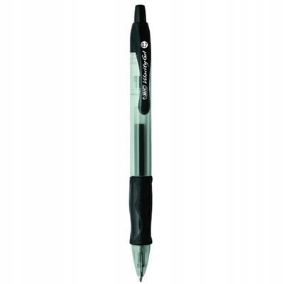 Pióro żelowe Velocity Gel czarny (12szt) BIC