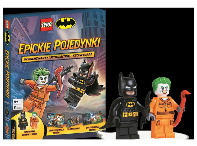 LEGO BATMAN. EPICKIE POJEDYNKI. BATMAN+JOKER - PRACA ZBIOROWA [KSIĄŻKA]