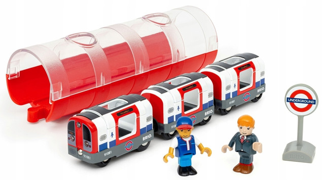 Brio kolejka londyńskie metro pociąg ze światłem i dźwiękiem 36085