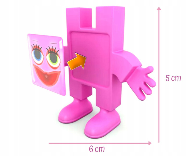 Klocki Meli Figurki Emoti Pretty Zestaw 12 sztuk dla dzieci 3+
