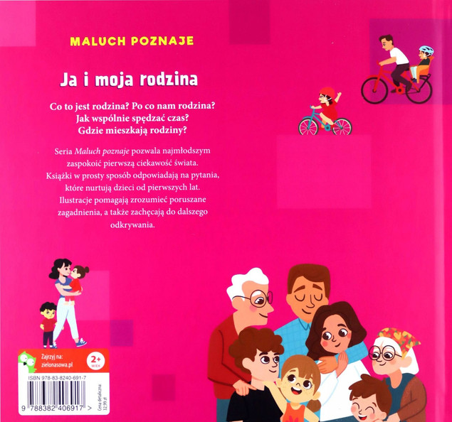 Maluch poznaje. Ja i moja rodzina Rita Dudkowska Zielona Sowa 12m+