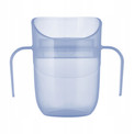 Kubek treningowy LOVI Genius 150 ml niebieski z uchwytami 6 m+