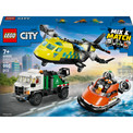 LEGO City 60505 Zestaw Ratunkowy 3w1: Samolot, Ciężarówka, Poduszkowiec