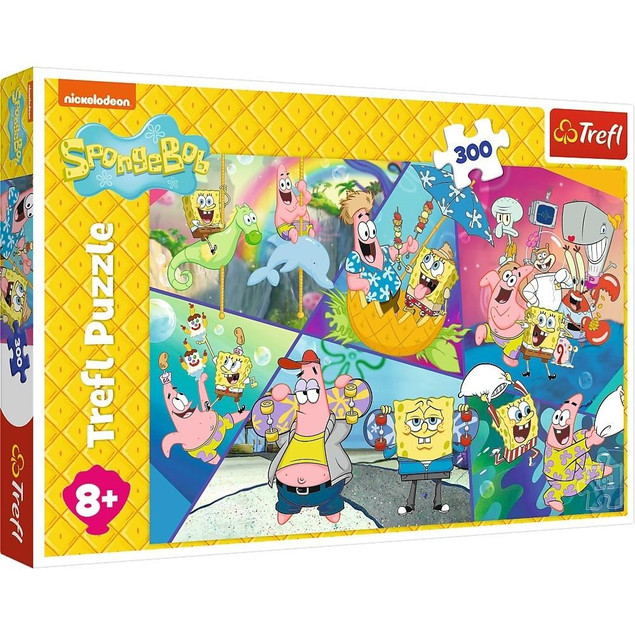 PUZZLE 300 SPONGEBOB W BIKINI DOLNYM 23038 TREFL