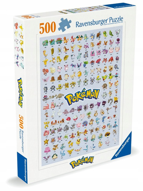 Ravensburger Puzzle 120005117 Pierwsze 151 Pokémonów 500 elementów
