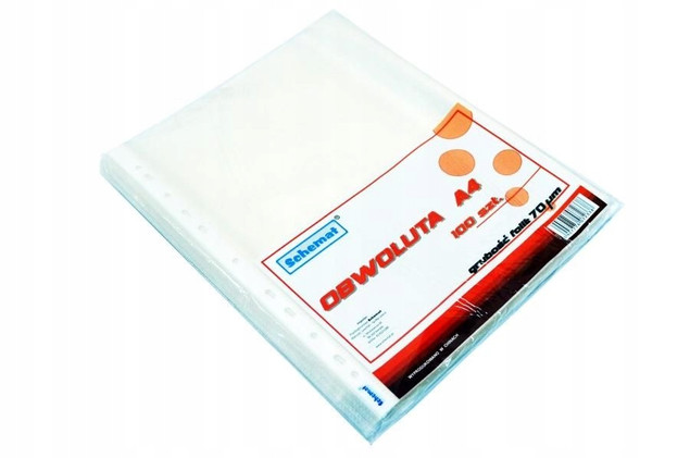 Obwoluta A4 70 mic Schemat 100 sztuk