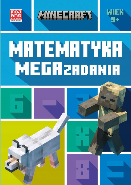 Minecraft Matematyka Megazadania D. Lipscombe L. Bovey 9+ HarperKids OUTLET