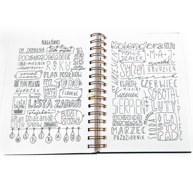 Organizer A5/288K Bullet Journal Art