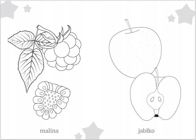 Kolorowanka Maluszkowe Malowanie Owoce 2+ Skrzat