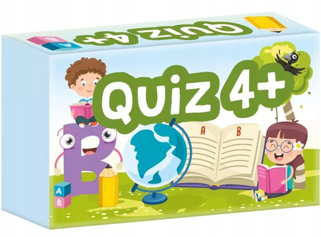 Karty z zagadkami dla dzieci 4+ Kangur Quiz