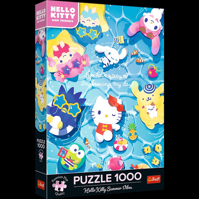 Puzzle Trefl 1000 Hello Kitty Letni relaks