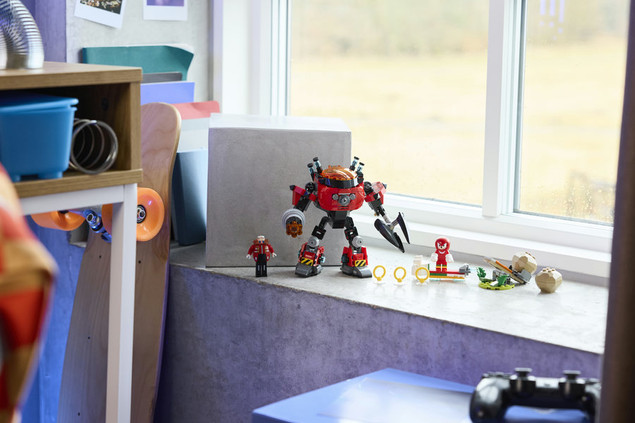 Klocki LEGO Sonic 77005 Knuckles kontra Dr. Eggman Mech Ruchomy Kokpit 8+