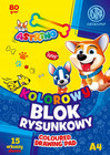 Blok Rysunkowy Kolorowy A4 80g 15 Arkuszy Astra