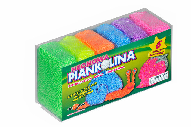 Piankolina NEONOWA 6 Kolorów Kostek 3+ Art And Play