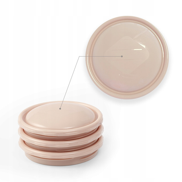 BabyOno Pojemniki na Pokarm Wielorazowe z Miarką i Ustnikiem 4x200ml BPA Free