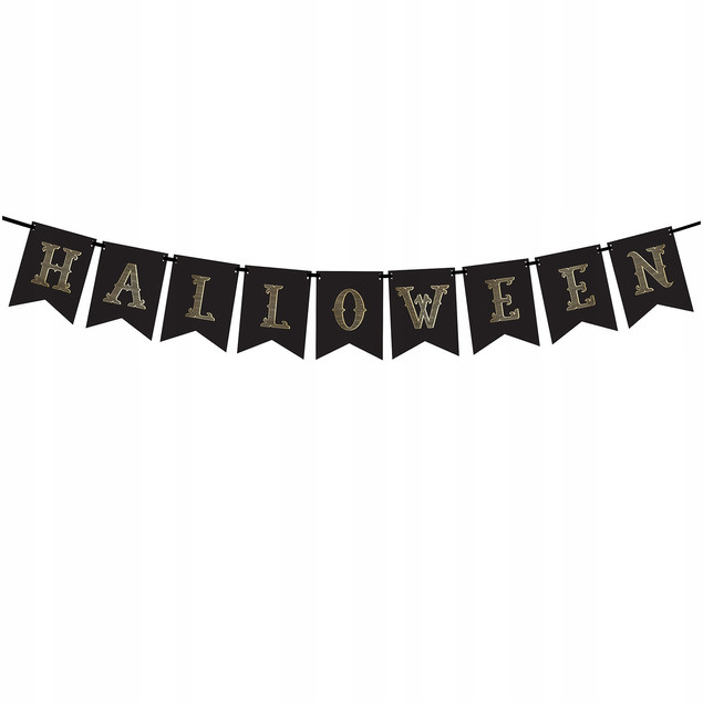 Girlanda na Halloween Party Deco GRL47 175 cm czarna