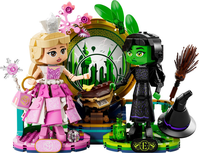 LEGO Wicked Zestaw: Figurki Elphaby i Glindy – 558 Elementów